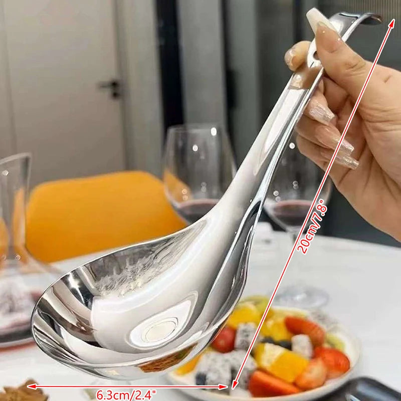 Stainless Steel Long Handle Spoon For Soup And Hot Pot