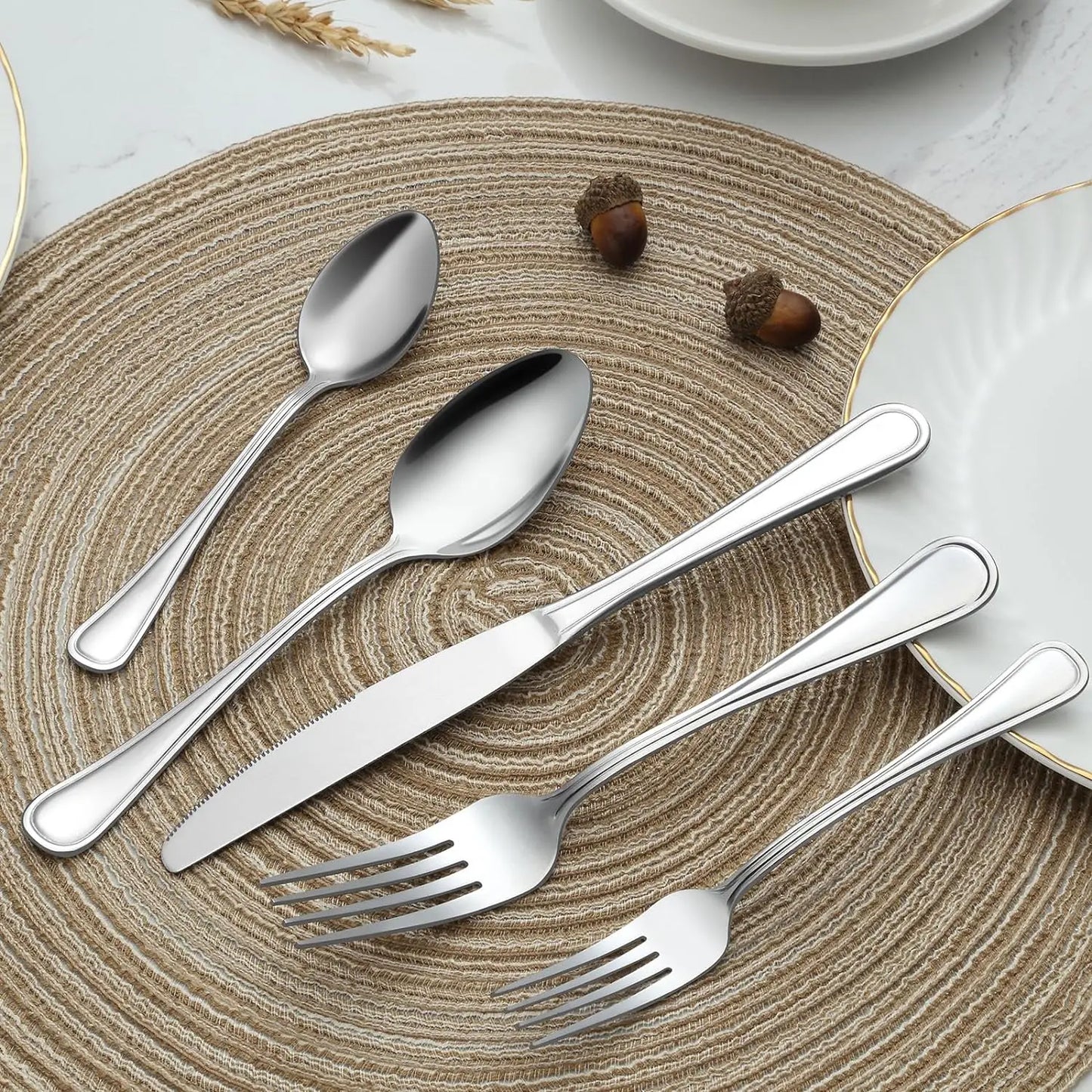 Premium Stainless Steel Flatware Set For Elegant Home Dining