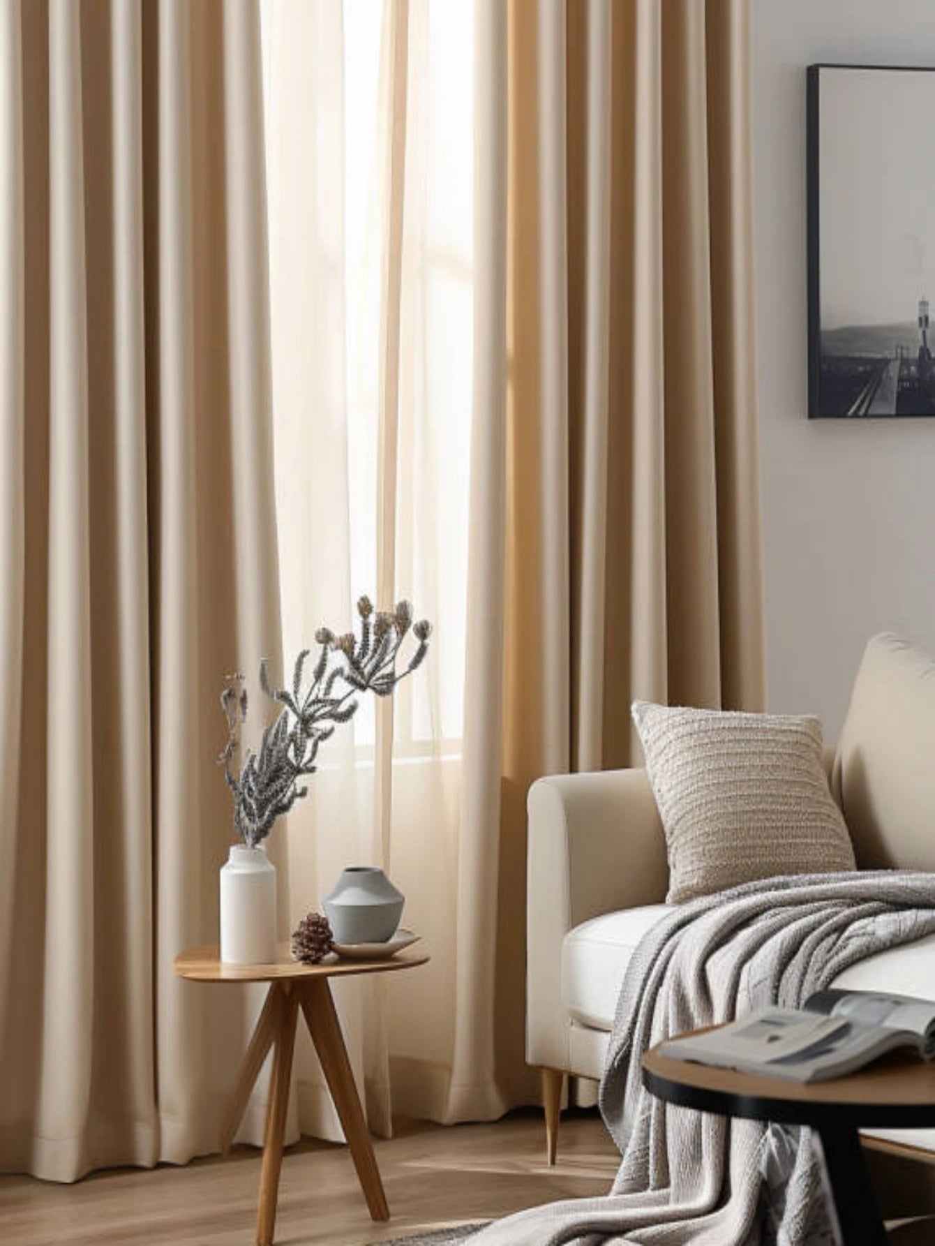 Korean Style Blackout Curtain Premium Thermal Insulated Polyester