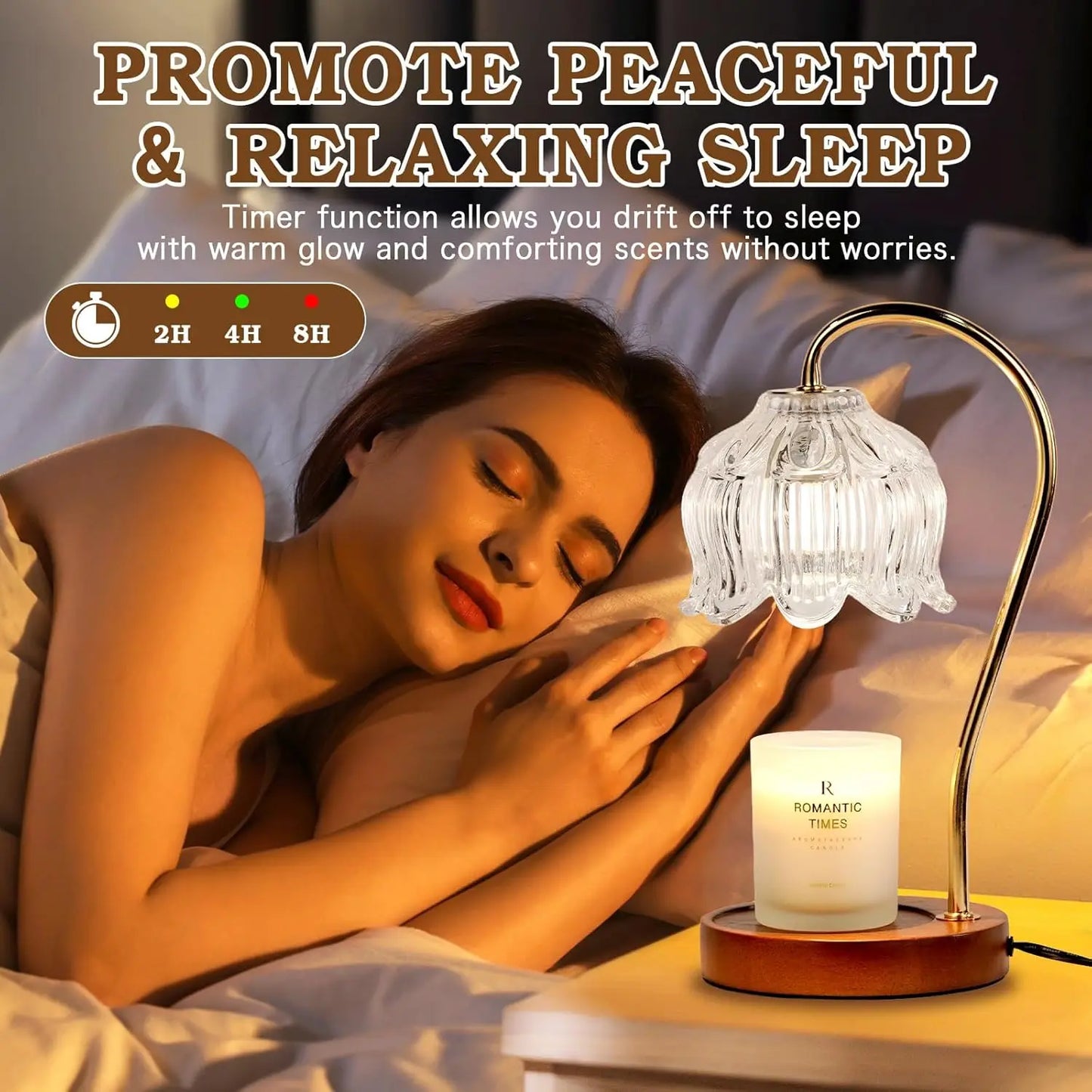 Candle Warmer Lamp With Timer And Dimmable Light Ideal Gift