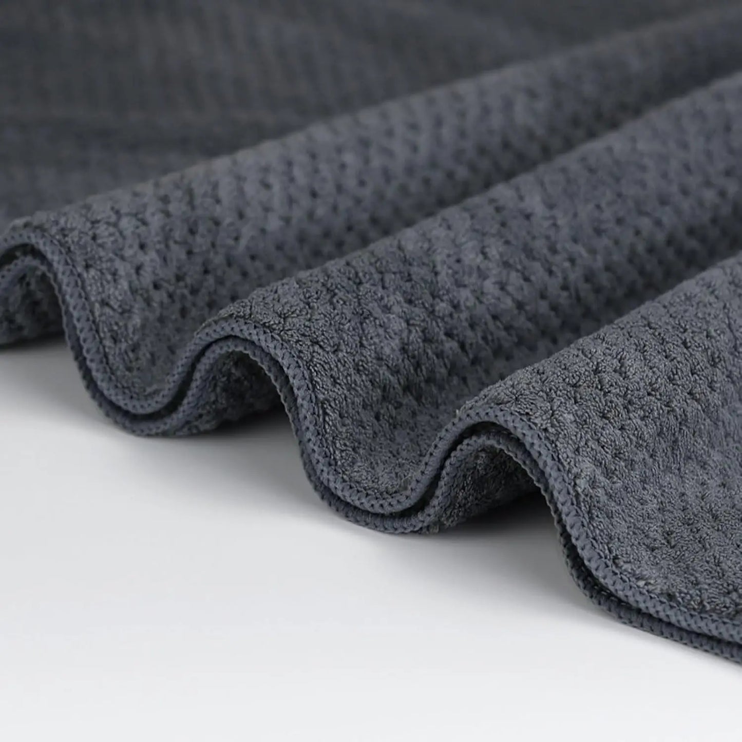 Two Pack Waffle Bath Towel Set Super Soft Highly Absorbent