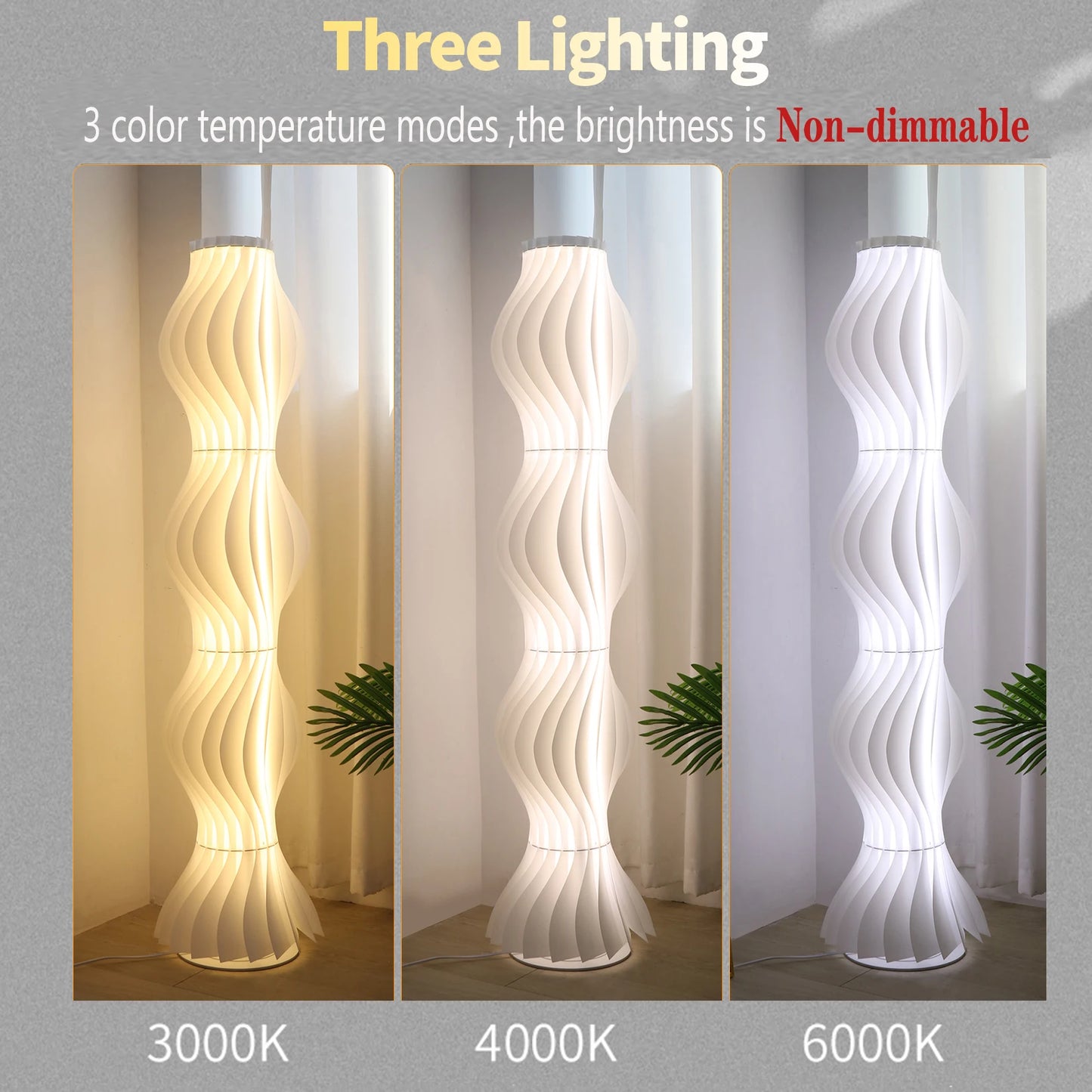 Luvodi LED Floor Lamp Dimmable Decorative Illumination for Contemporary Livingspaces