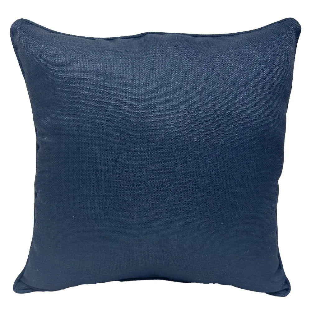 Blue Floral Outdoor Throw Pillow for Stylish Decor