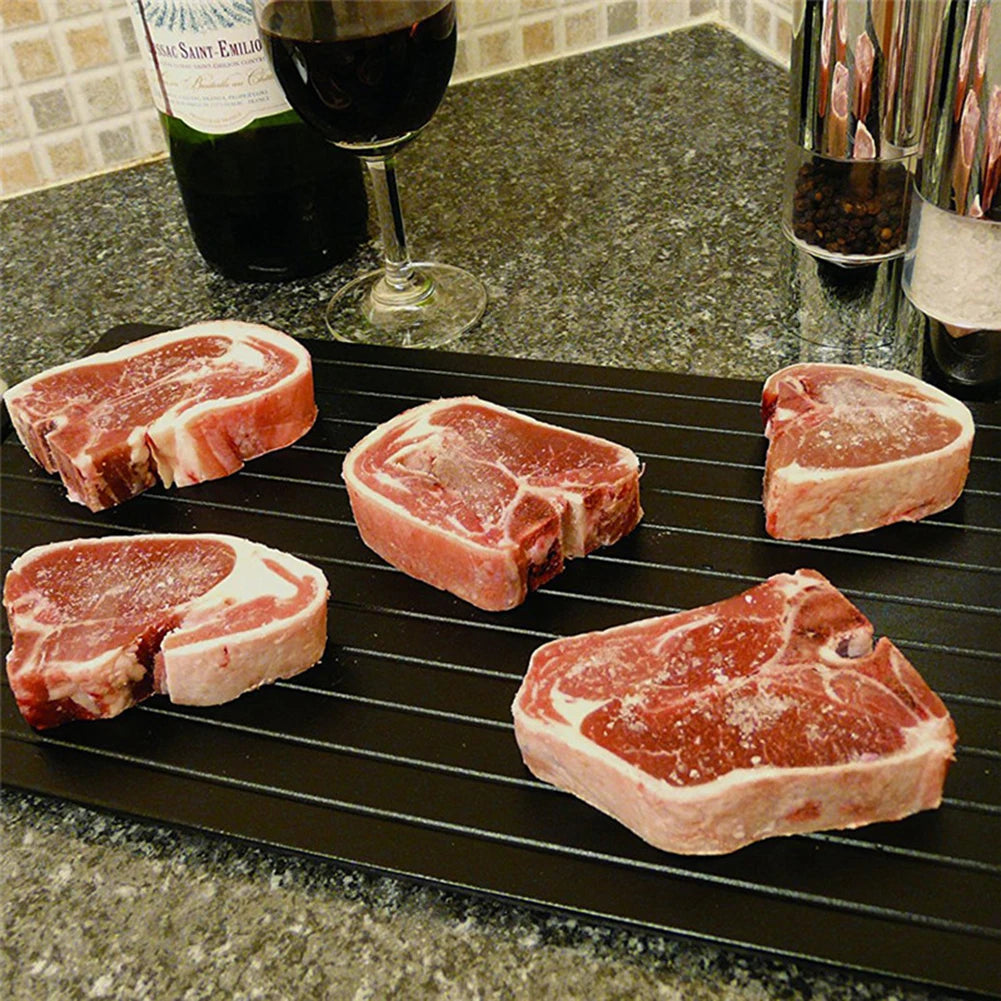 Fast Defrosting Tray For Meat Thawing In Minutes Kitchen Essential