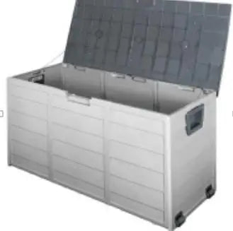 Outdoor Resin Deck Box Storage Bench Seat Waterproof