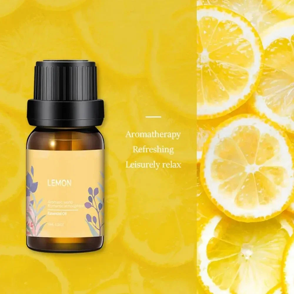 Premium Essential Oil Collection Set For Lasting Home Diffuser Scents