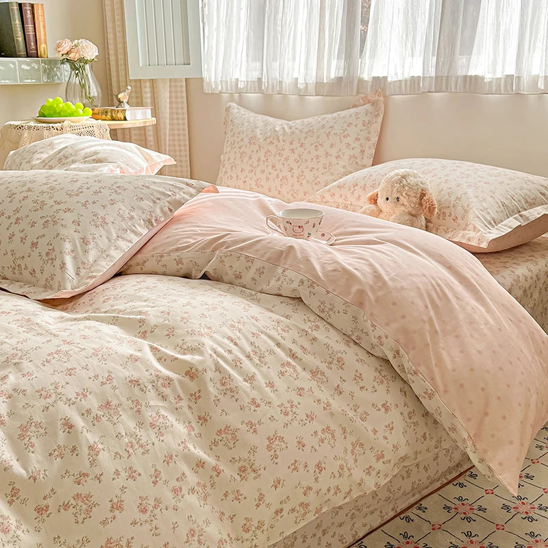 Kiss Nest 100 Percent Cotton Duvet Cover Set With Shams