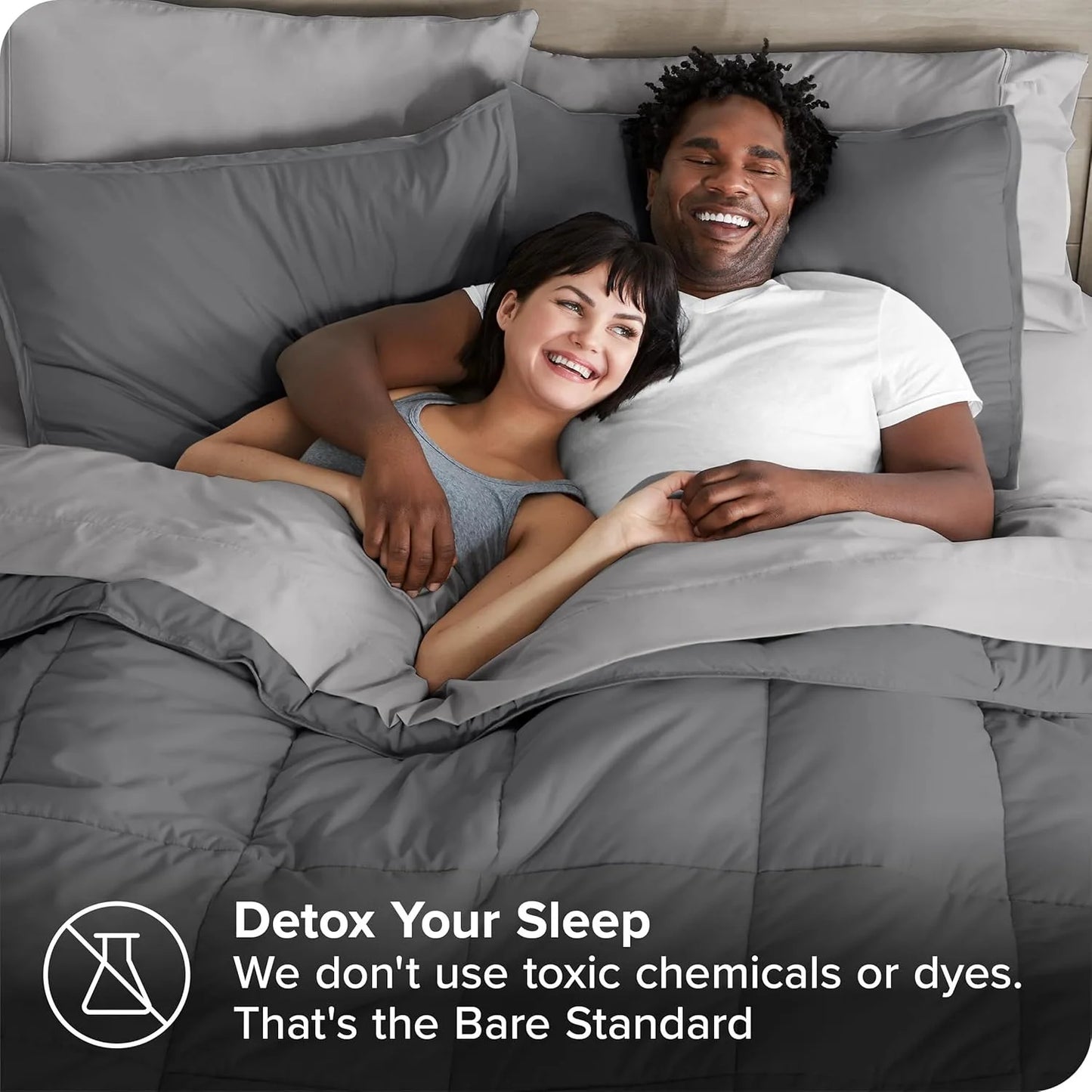 Bed In A Bag 7 Piece Comforter And Sheet Set Full Goose Down Alternative Ultra Soft 1800 Premium Bedding Set