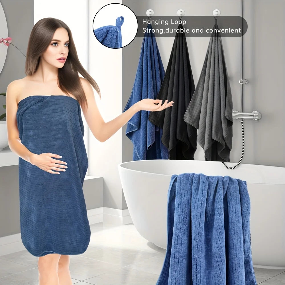 Hotel Bamboo Fiber Towels Set For Luxury Home Bath