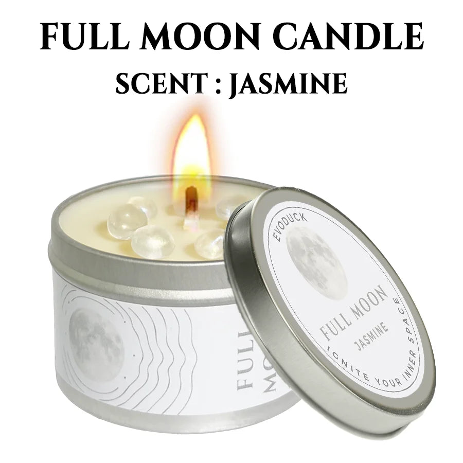 New Moon Sage Manifestation Candle With Hand Poured Soy Wax