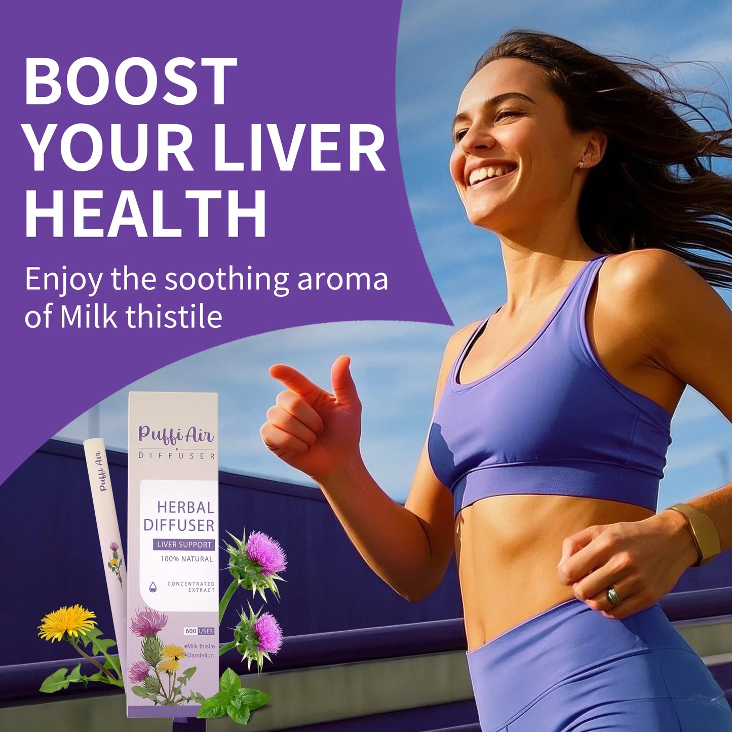 Upgraded Milk Thistle And Dandelion Aroma Diffuser With 600 Uses