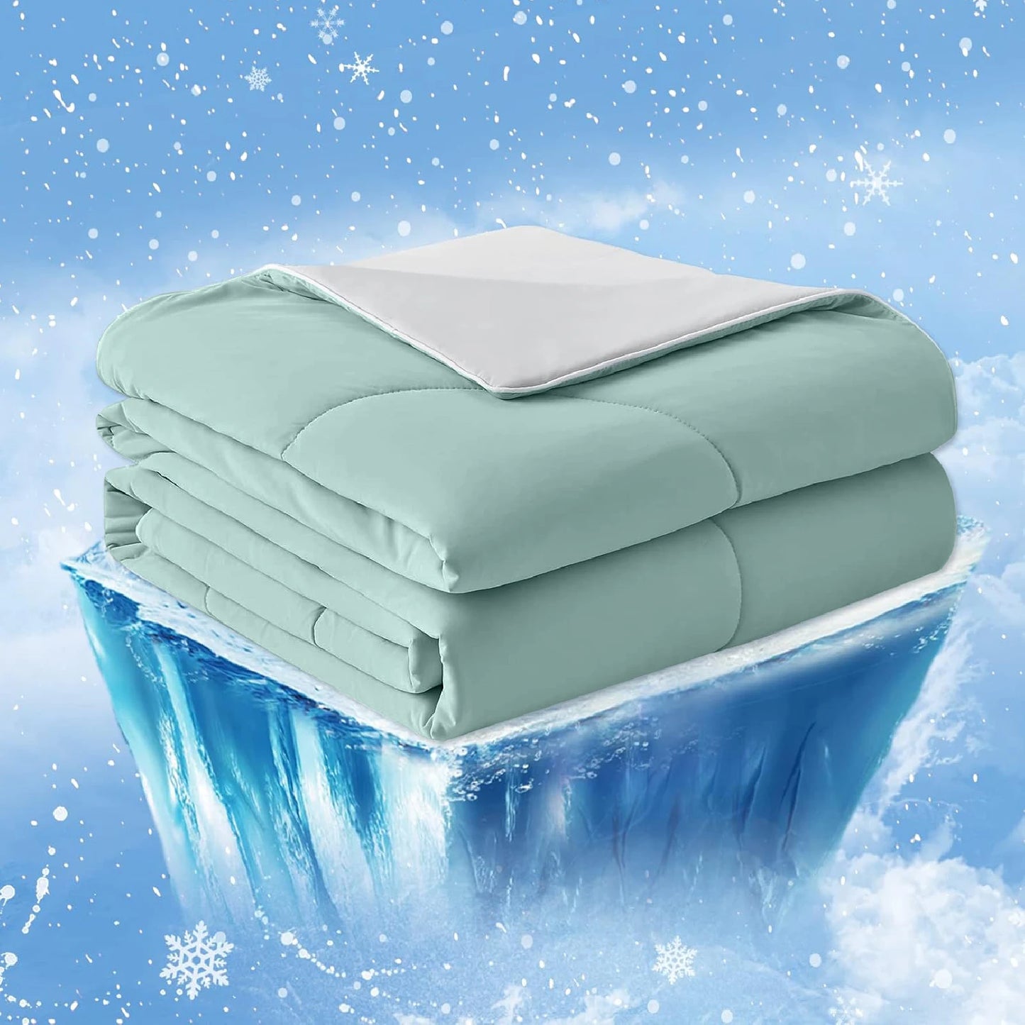 One Cold Sense Reversible Cooling Blanket for Hot Sleepers and Night Sweats
