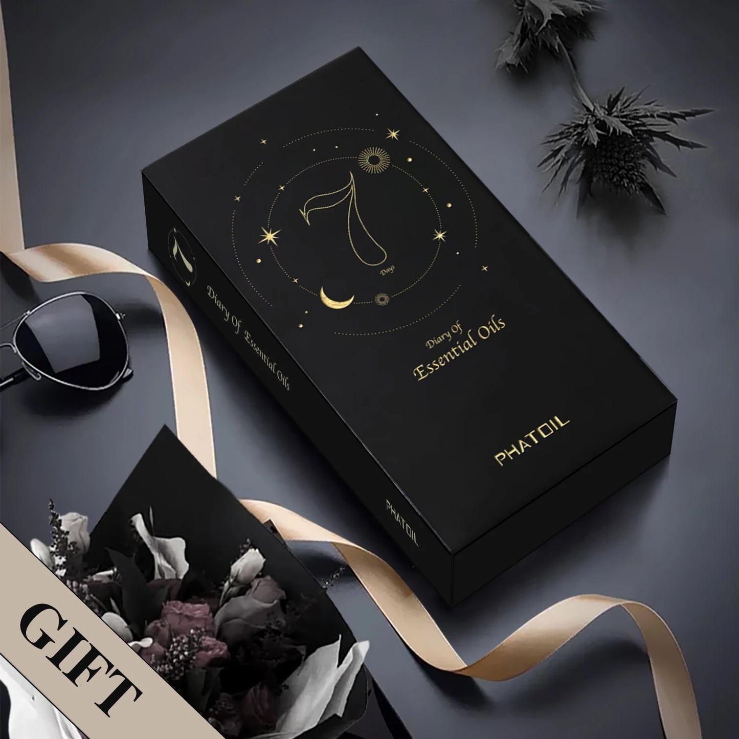 Pure Essential Oils Gift Set With Vanilla Sandalwood Neroli Helichrysum