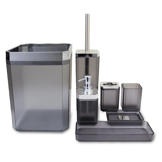 Hotel Bathroom Accessories Set Seven Piece With Toothbrush Holder