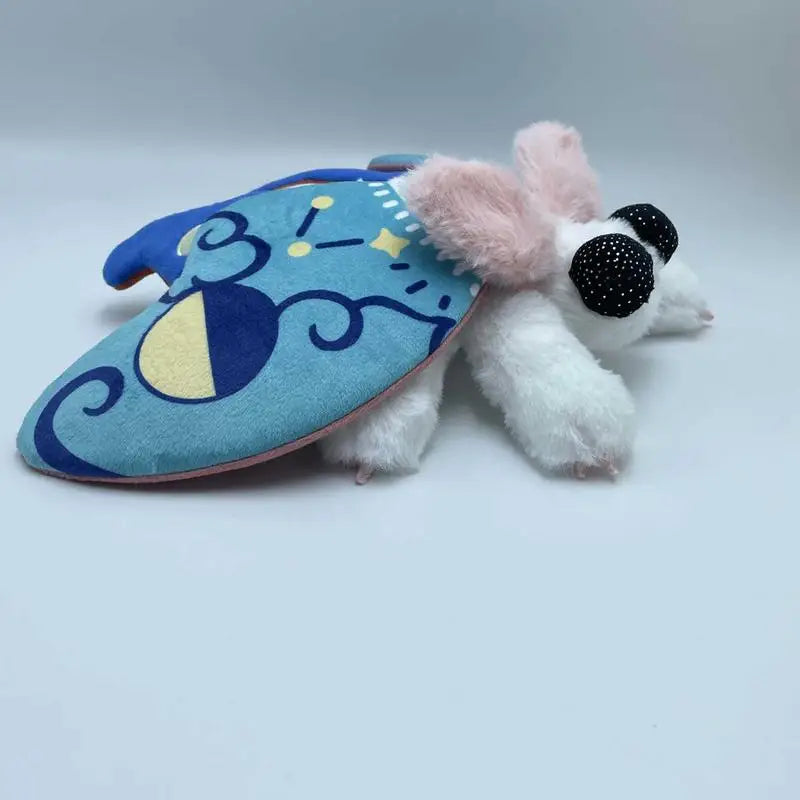 Cuddly Moth Stuffed Toy Plush Figure Soft Pillow for Sofa and Bed Decoration for Children and Adults