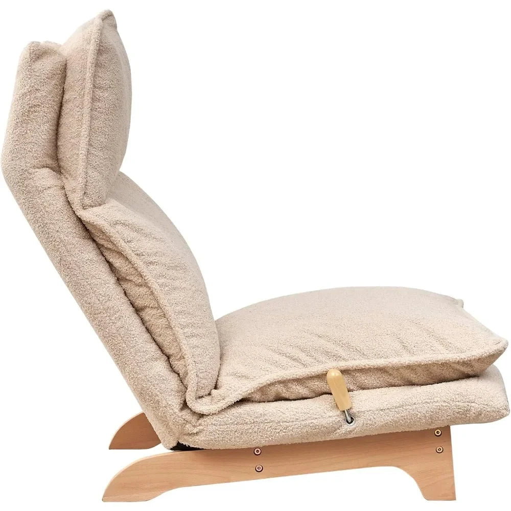 Indoor Japanese Style Chaise Lounge Sofa For Reading