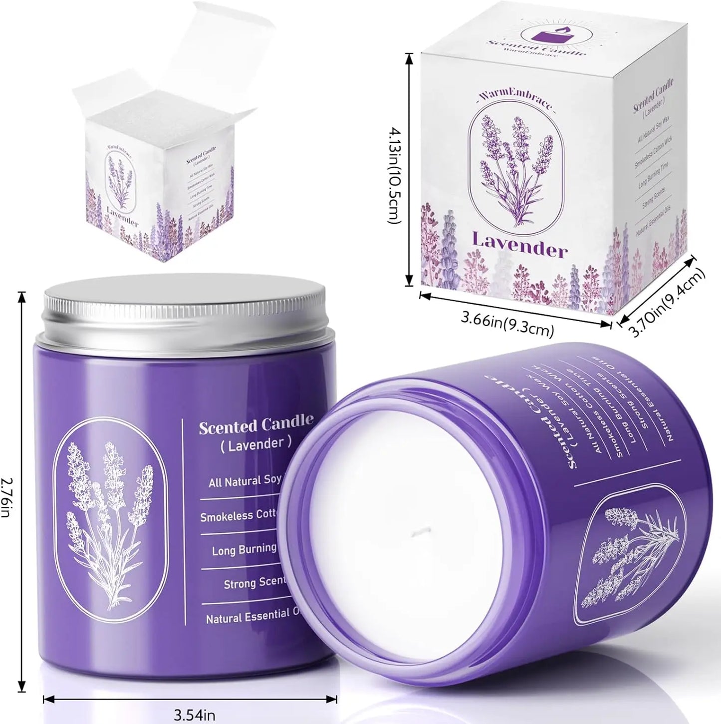 Scented Soy Candle for Aromatherapy Relaxation and Home Decor Gift