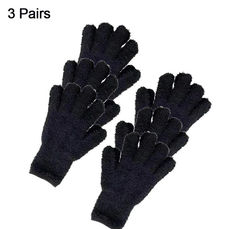 Microfiber Dust Removal Gloves For Window Cleaning Reusable Household Tool