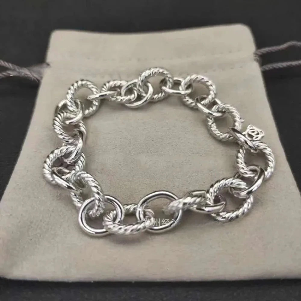 Moissanite Silver Cuff Bracelet For Women
