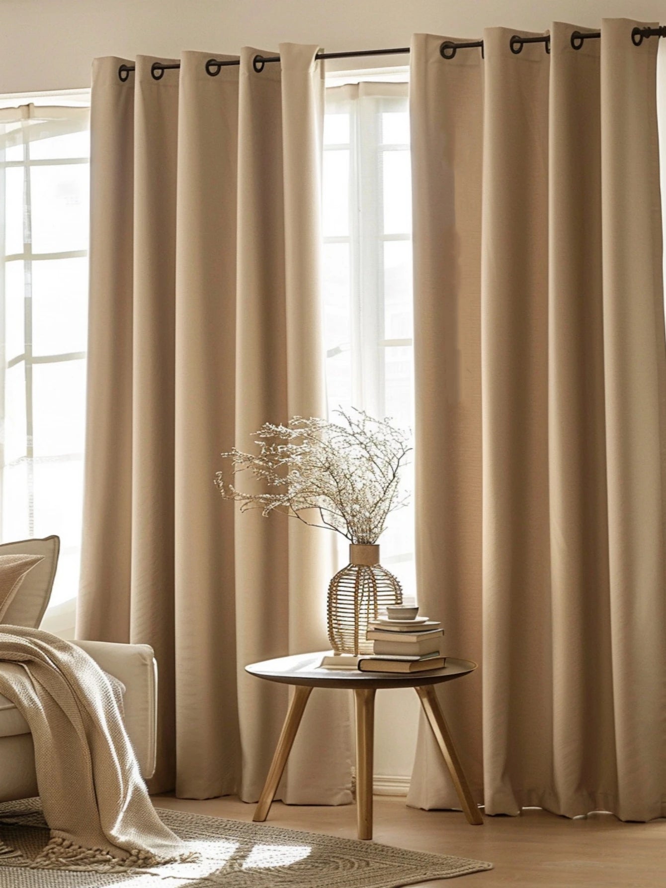 Korean Style Blackout Curtain Premium Thermal Insulated Polyester