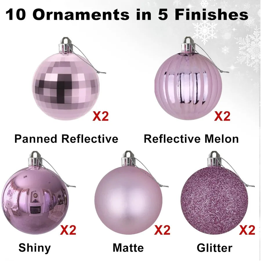 Shatterproof Christmas Ball Ornaments For Tree Decoration