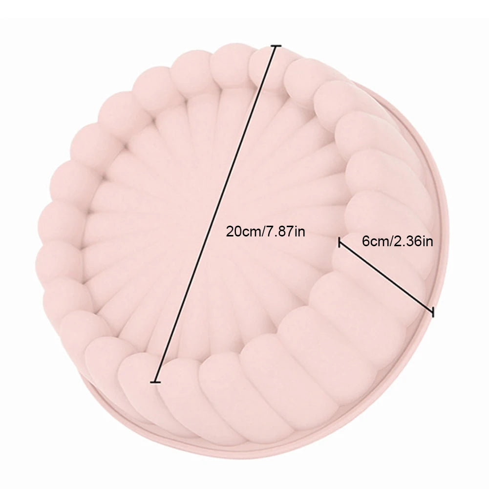 Silicone Charlotte Cake Mold Nonstick For Baking Cakes And Flans