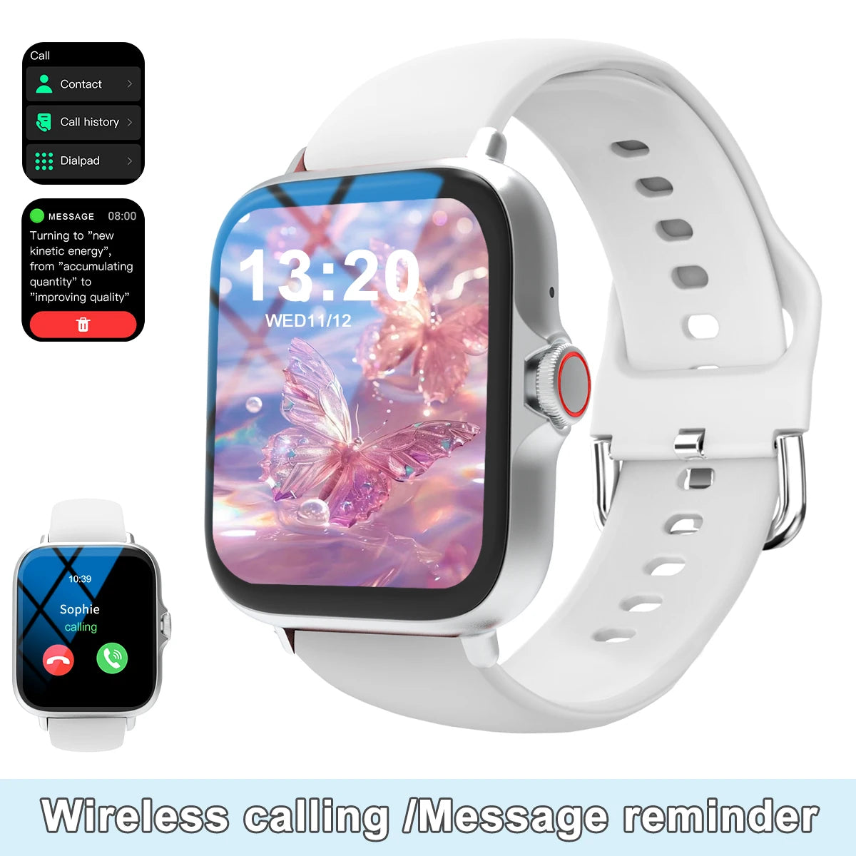 Smart Watch with Touch Screen and Multi-Function Compatibility
