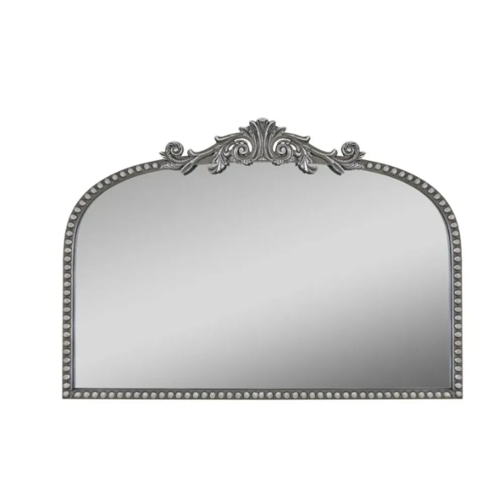 24 Inch x 34 Inch Traditional Arched Decorative Mirror for Home Living Room Hallway