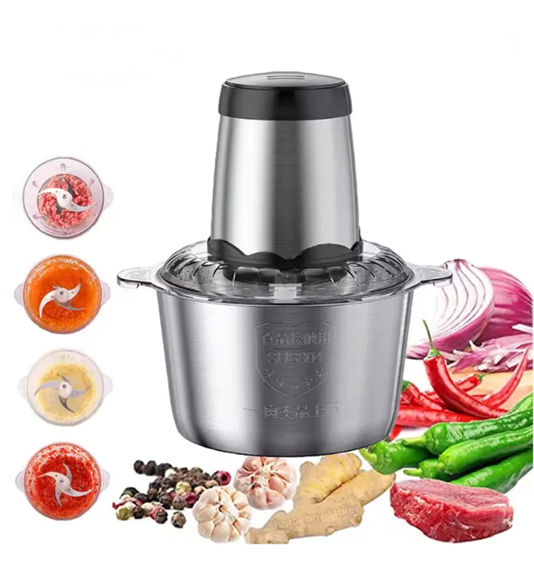 Electric Meat Grinder And Food Processor 304 Stainless