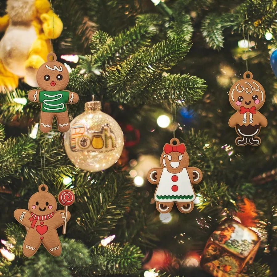 Gingerbread Man Christmas Ornaments For Tree Decorations