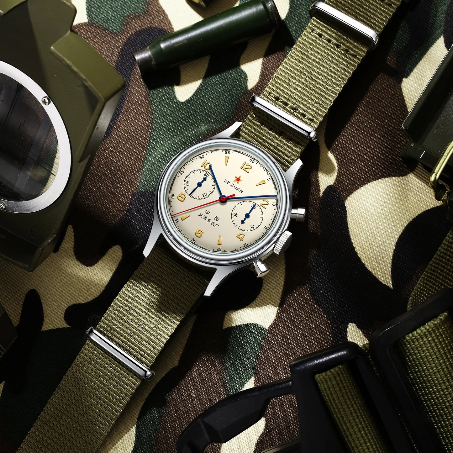 Seagull 1963 International Edition Watch for Men Chronograph Manual Winding Mechanical Original ST1901 D304 Memorial