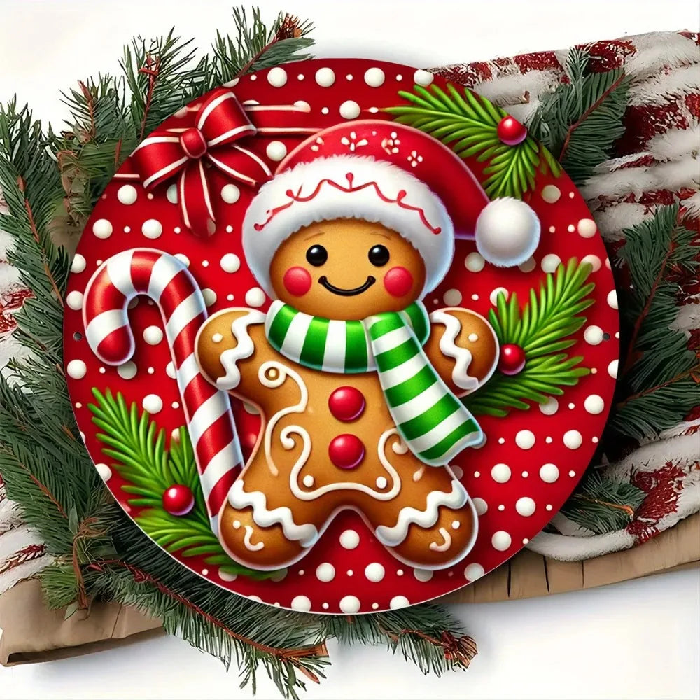 Gingerbread Plaque Decor For Homes And Candy Lovers Gifts