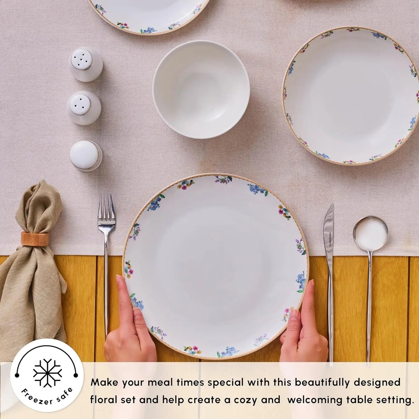 Brillo Modern Bone China Dinnerware Set For Everyday Dining