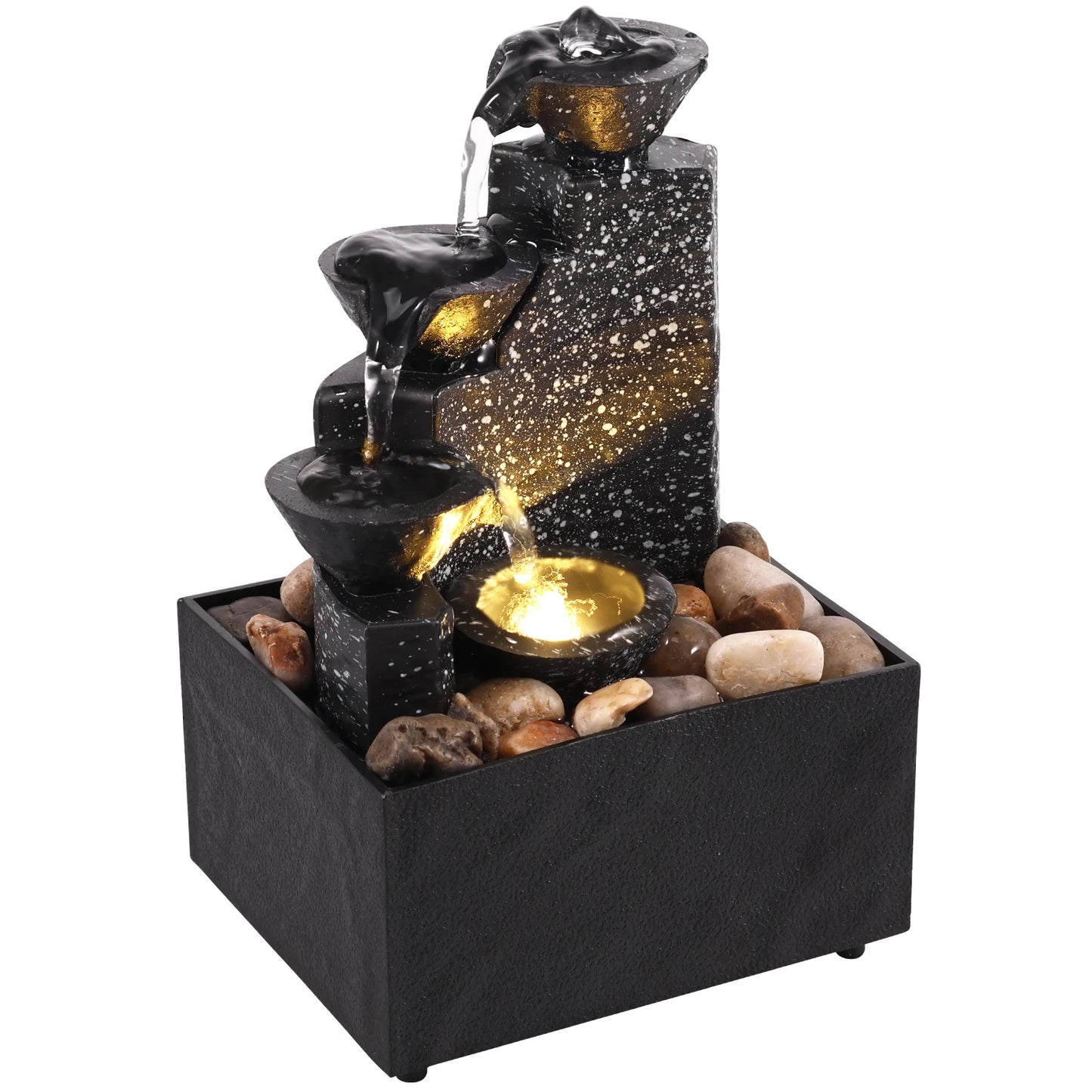 Artistic Waterfall Desk Fountain Ornament for Home Decor