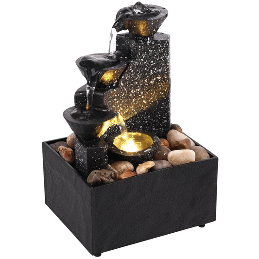 Artistic Waterfall Desk Fountain Ornament for Home Decor