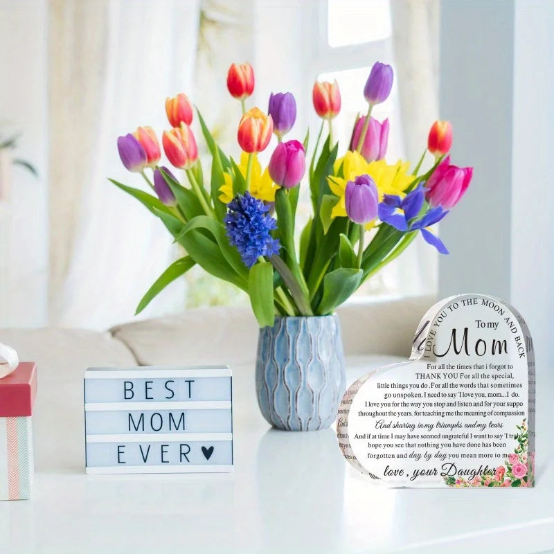 Mom Heart Keepsake Gift From Children For Birthday Mothers Day