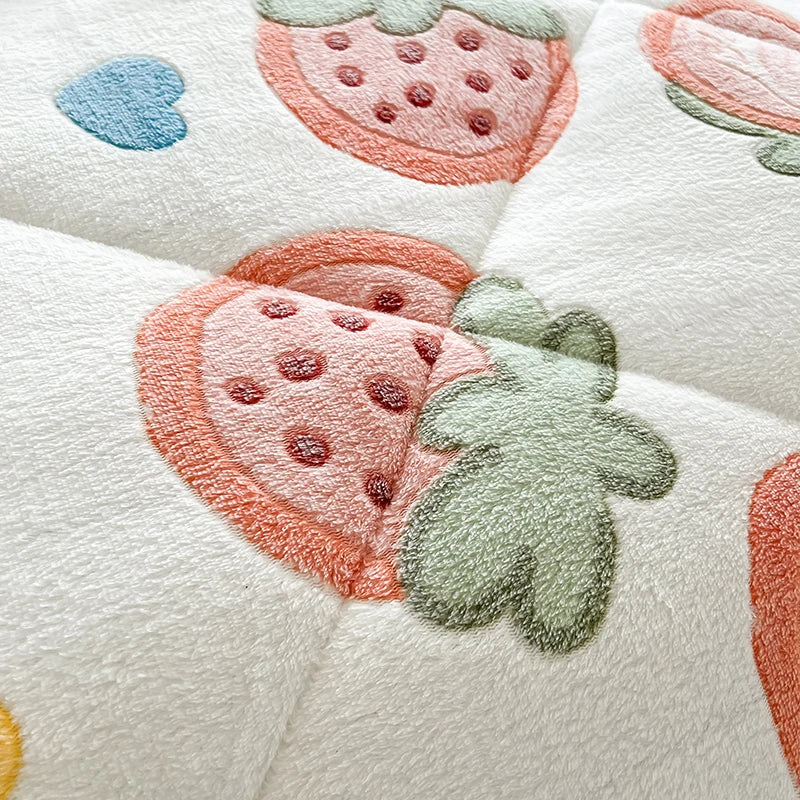 All Season Thickened Wool Sherpa Quilt Set With Pillowcases