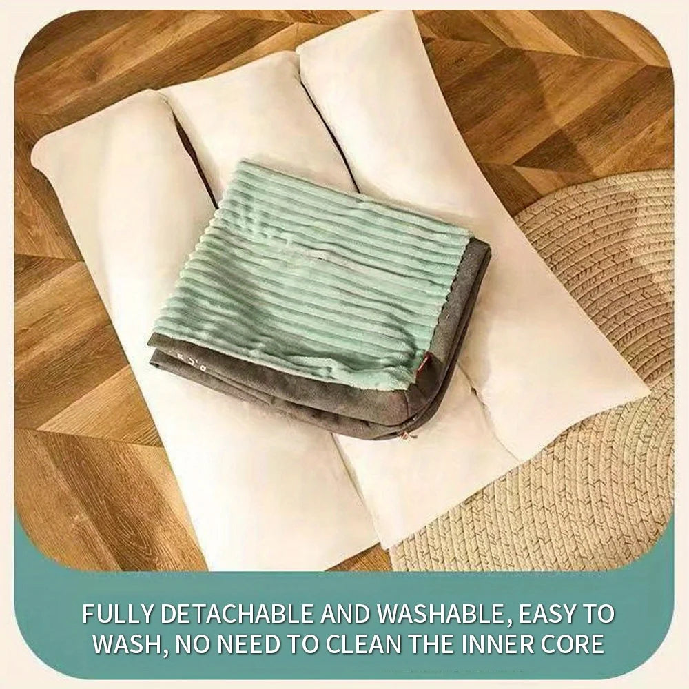 Dog Bed Nest Sleeping Cushion Mat Removable Washable