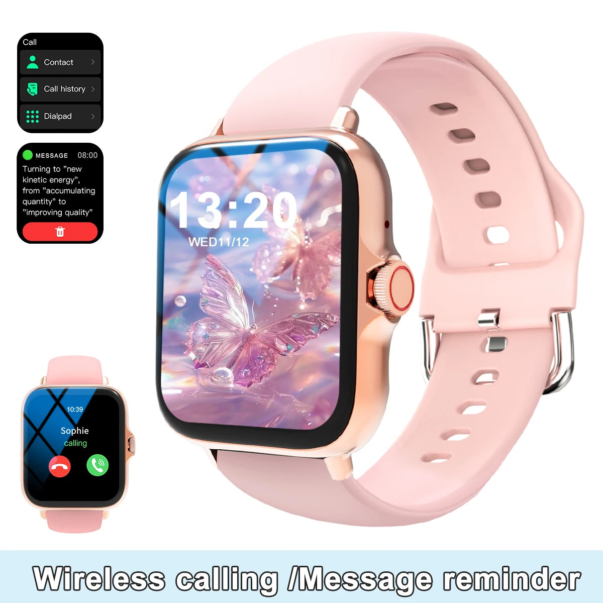 Smart Watch with Touch Screen and Multi-Function Compatibility