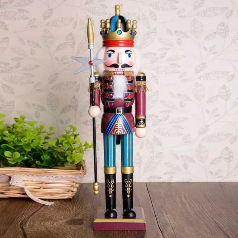 Nutcracker Puppet Soldier Wooden Display Christmas Decor