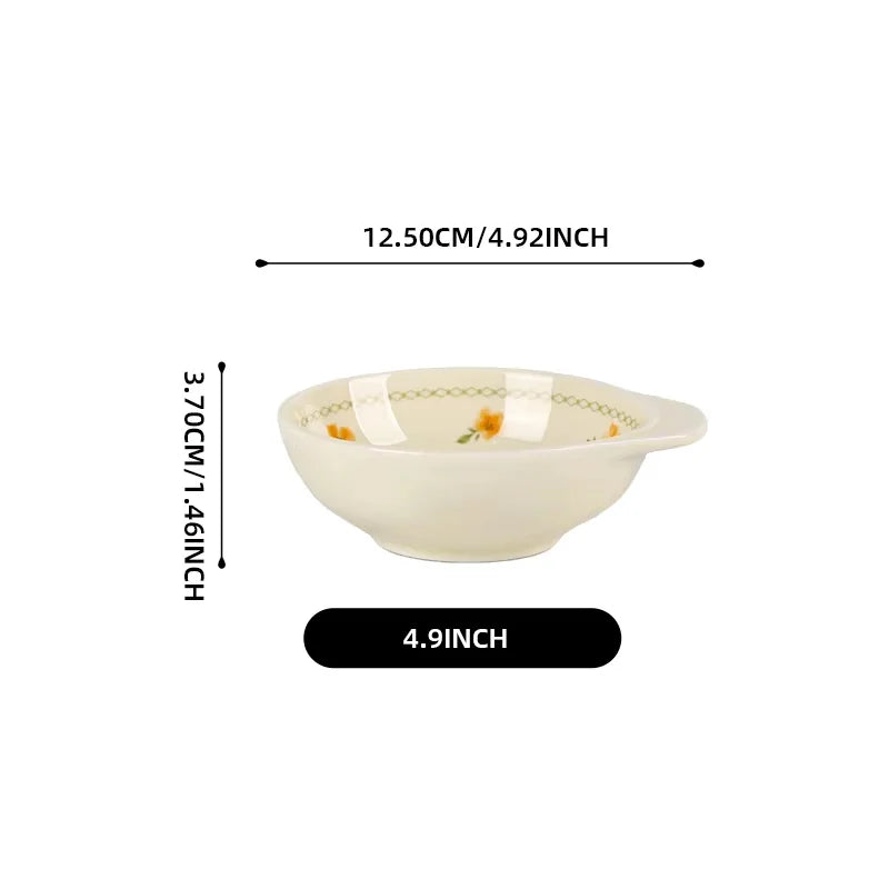 Shunxiang French Floral Ceramic Dinnerware Set