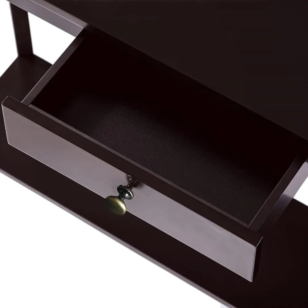 Chic Accent Console Table With Drawer Entryway Living Room