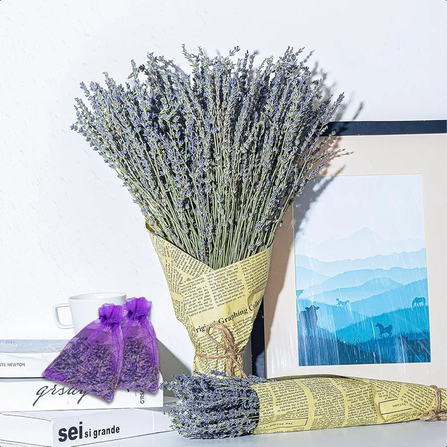 Dried Lavender Bundles For Home And Weddings Natural Floral Decor