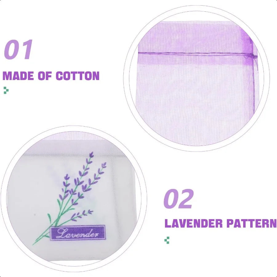 Scented Sachet Bags Organza for Drawers and Closets Potpourri