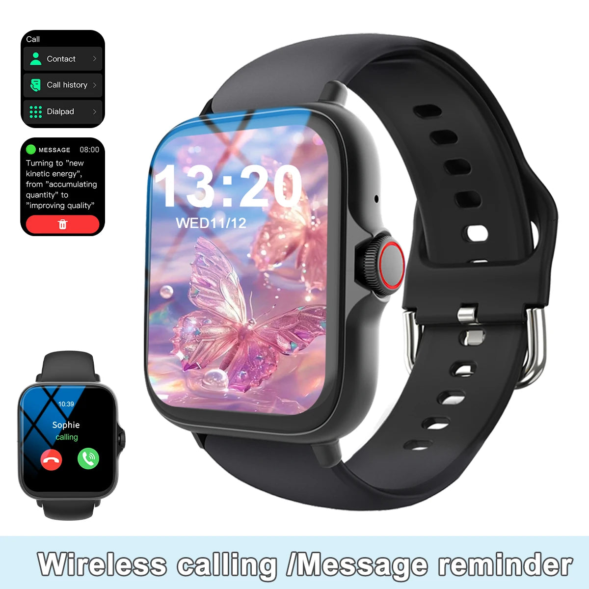 Smart Watch with Touch Screen and Multi-Function Compatibility