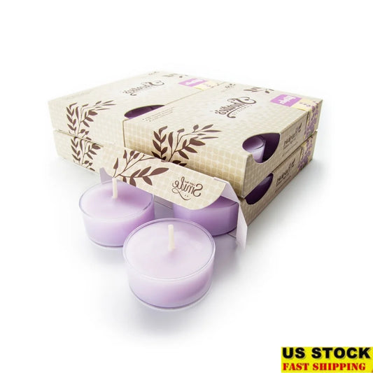 English Lavender Scented Tealight Candles Aromatherapy Set