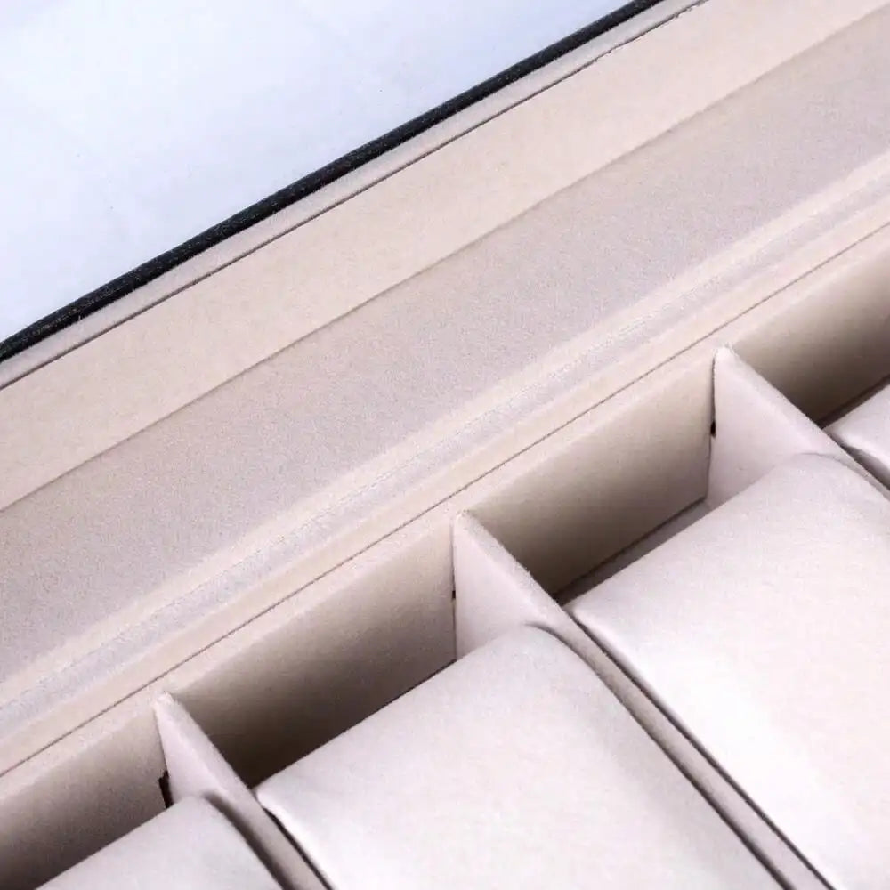 New 20 Slot Leather Watch Box Organizer for Men and Women Jewelry Storage