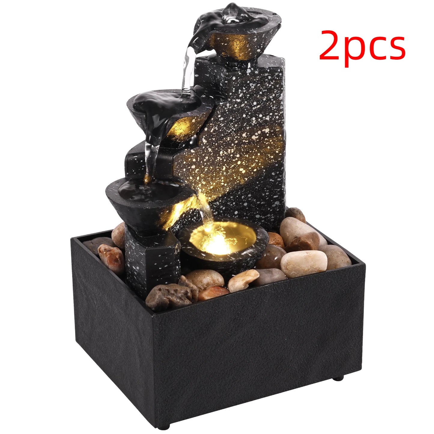 Artistic Waterfall Desk Fountain Ornament for Home Decor