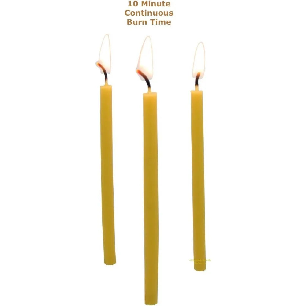 Beeswax Birthday Candles Pack of 24