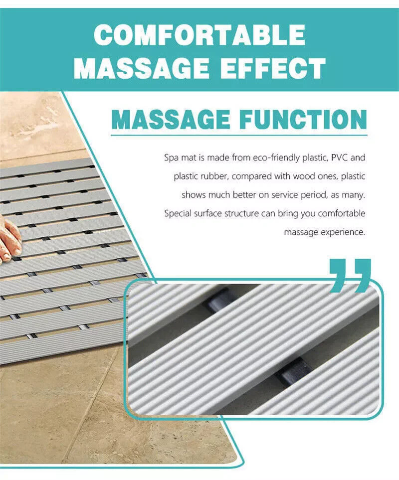 Premium Non Slip Bath Mat Anti-Bacterial Bathroom Floor Pad